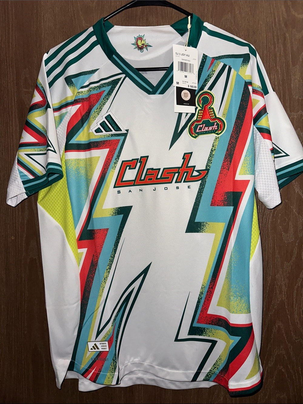 Adidas Authentic 2025 MLS San Jose Earthquakes CLASH Alternate Jersey Kit NEW MD